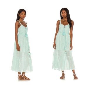 Karina Grimaldi | NWT Belle Maxi Dress in Aqua Size S
